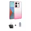 ieg™ Redmi Note 13 Pro 4G Kılıf Kıvılcım Minimal Özel Seri - Siyah Joko Magic 5D Cam + Kamera Lens Koruma Cam - SF