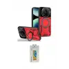 ieg™ Redmi Note 14 Pro 4G Kılıf Kıvılcım Modern Serisi - Şeffaf Polymer Nano Ekran Koruyucu