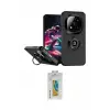 ieg™ Redmi Note 14 Pro 4G Kılıf Yörünge Çizgi - Şeffaf Polymer Nano Ekran Koruyucu