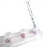 ieg™ Silikon Tabanlı 4 Bölmeli Şeffaf Buz Kalıbı Yuvarlak Buzluk