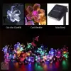 Solar 30 Ledli Çiçekli RGB Güneş Enerjisi