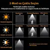 Solar LED Bahçe Sokak Lambası Hareket Sensörlü Kumandalı 3 Modlu Güneş Enerjili