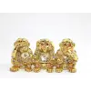 Swarovski Taşlı 3lü Maymun Seti