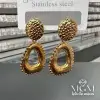 IEG - Taşsız Gold Kaplama Küpe