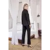 ieg™ Uzun Kollu Önü Düğmeli Gömlek Yaka Pijama Takımı