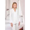 ieg™ Uzun Kollu Önü Düğmeli Gömlek Yaka Pijama Takımı