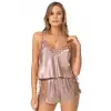 ieg™ Vizon Saten Babydoll Şort Takımı