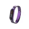 ieg™  Xiaomi Mi Band 4 Metal Baklalı Kordon - Mor