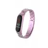 ieg™  Xiaomi Mi Band 4 Metal Baklalı Kordon - Rose