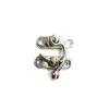 ieg™ Yay Gözü, Ahşap Kutu Klipsi - Minik 20x24 mm, Nikel, 100 Adet