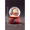 Yeni Yıl Noel Baba Hediyeleri Temalı Mini Boy Kar Küresi 6,5 cm