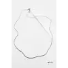 IEG - Yılan Zincir Kolye - 60cm - Gümüş
