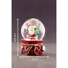 Yılbaşı 2023 Noel Baba ve Çam Ağacı Mini Boy Kar Küresi 6,5 cm