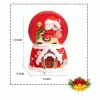 Yılbaşı 2025 Noel Baba Temalı 13 cm Orta Boy Işıklı Müzikli Kar Küresi 59A