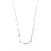IEG - Yıldız Ezme Zincir Kolye - 45cm - Gümüş