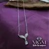 IEG - Zirkon Su Damlası Taşlı Kanat Kolye