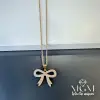 IEG - Zirkon Taşlı Fiyonk Kolye