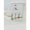 IEG - Zirkon Taşlı Üçlü Kombin Küpe