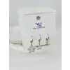 IEG - Zirkon Taşlı Üçlü Kombin Küpe