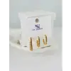 IEG - Zirkon Taşlı Üçlü Kombin Küpe