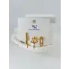 IEG - Zirkon Taşlı Üçlü Kombin Küpe