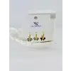 IEG - Zirkon Taşlı Üçlü Kombin Küpe