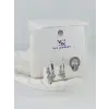 IEG - Zirkon Taşlı Üçlü Kombin Küpe