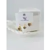 IEG - Zirkon Taşlı Üçlü Kombin Küpe