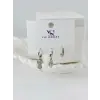 IEG - Zirkon Taşlı Üçlü Kombin Küpe