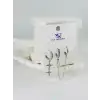 IEG - Zirkon Taşlı Üçlü Kombin Küpe