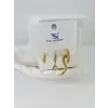 IEG - Zirkon Taşlı Üçlü Kombin Küpe