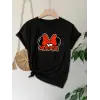 iegiyim™ Anneler Günü Baskılı T-shirt - Siyah