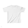 iegiyim™ Çocuk Unisex Basic T-Shirt - Beyaz