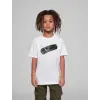 iegiyim™ Çocuk Unisex Baskılı T-Shirt - Beyaz