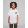 iegiyim™ Çocuk Unisex Baskılı T-Shirt - Beyaz