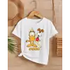iegiyim™ Çocuk Unisex Baskılı T-Shirt - Beyaz
