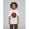 iegiyim™ Çocuk Unisex Baskılı T-Shirt - Beyaz