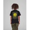 iegiyim™ Çocuk Unisex Baskılı T-Shirt - Siyah
