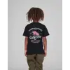 iegiyim™ Çocuk Unisex Baskılı T-Shirt - Siyah