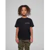 iegiyim™ Çocuk Unisex Baskılı T-Shirt - Siyah