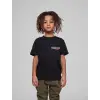iegiyim™ Çocuk Unisex Baskılı T-Shirt - Siyah