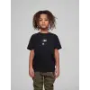 iegiyim™ Çocuk Unisex Baskılı T-Shirt - Siyah