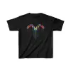 iegiyim™ Çocuk Unisex Baskılı T-Shirt - Siyah