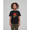 iegiyim™ Çocuk Unisex Baskılı T-Shirt - Siyah