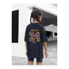 iegiyim™ Çocuk Unisex Baskılı T-Shirt - Siyah