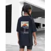 iegiyim™ Çocuk Unisex Baskılı T-Shirt - Siyah