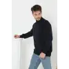 iegiyim™ Erkek Yarım Balıkçı Yaka Triko Kazak - Lacivert