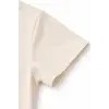 iegiyim™ Genç Erkek Çocuk V Yaka Tişört Model - Taş
