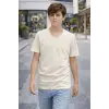 iegiyim™ Genç Erkek Çocuk V Yaka Tişört Model - Taş