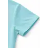 iegiyim™ Genç Erkek Çocuk V Yaka Tişört Model - Turkuvaz